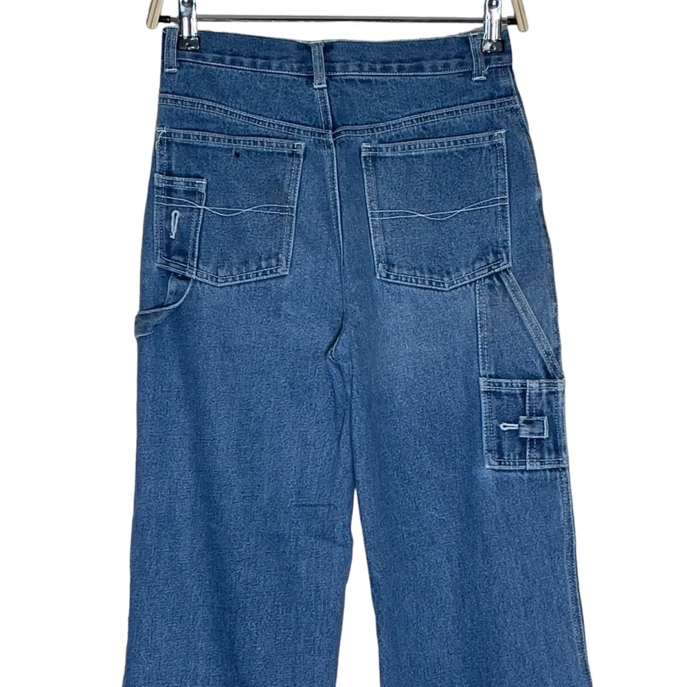 FUBU Y2K Embroidered Youth Size 12 Blue Jeans